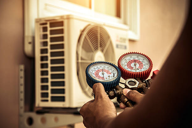 Professional Ductwork Repair technician working in North Scituate, MA
